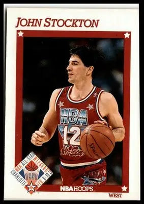 1991-92 Hoops #271 John Stockton - Basketball Card Single