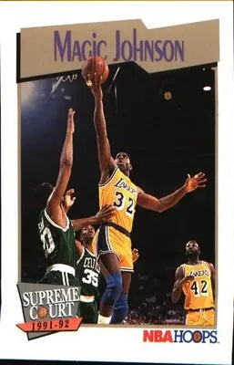 1991-92 Hoops #473 Magic Johnson - Basketball Card Single