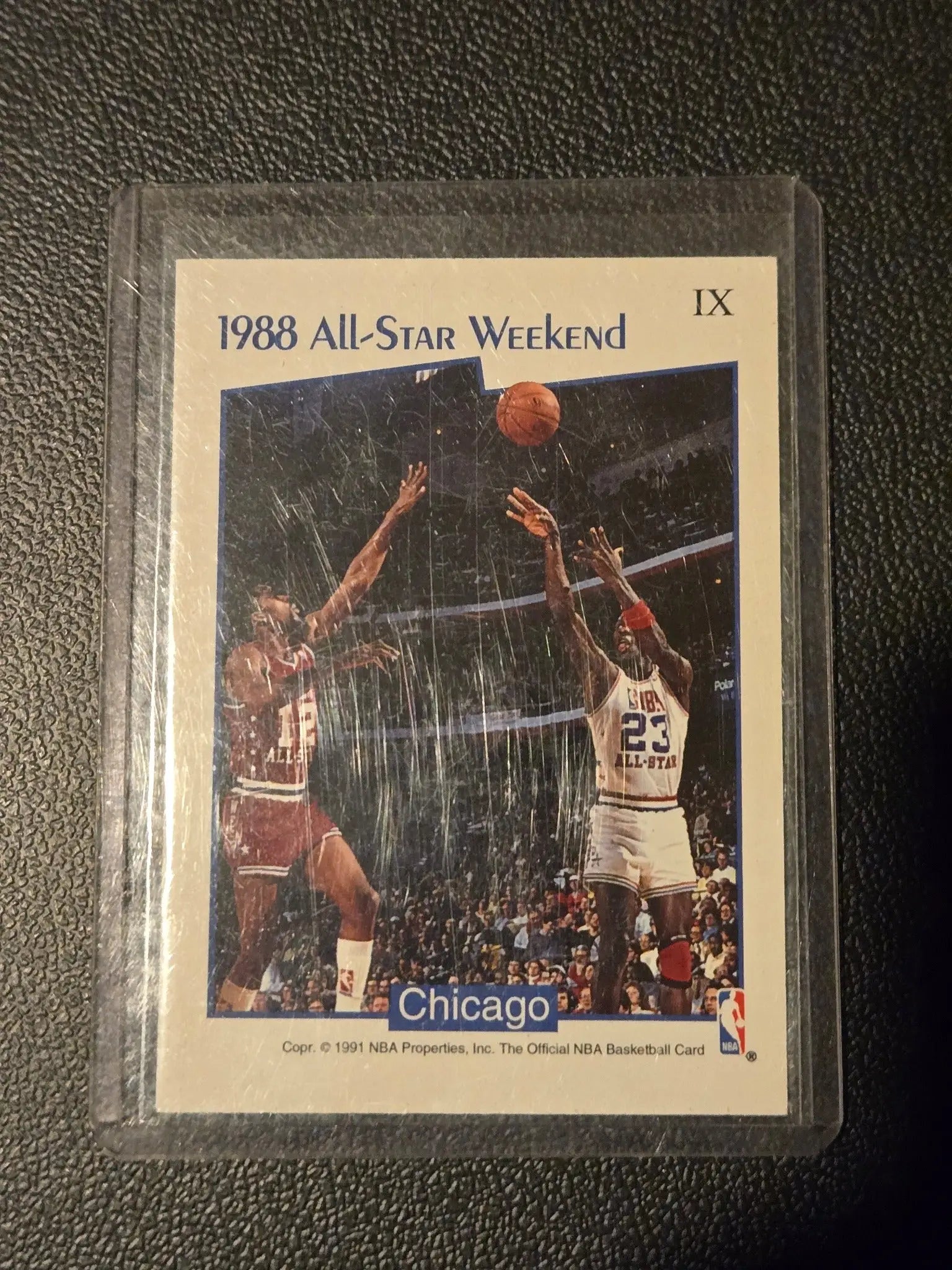 1991-92 Hoops #IX Michael Jordan MVP All-Stars - Basketball Card Single