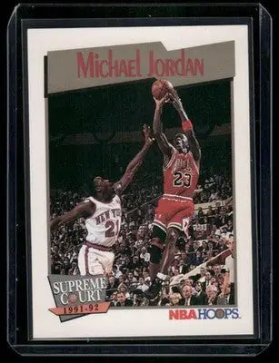 1991-92 NBA Hoops Supreme Court Michael Jordan #455 Basketball