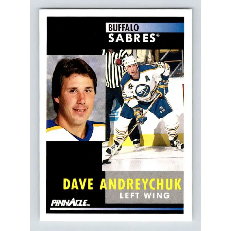 1991-92 Pinnacle #122 Dave Andreychuk NM-MT Buffalo Sabres Hockey Card - Hockey Card Single