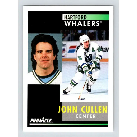 1991-92 Pinnacle #125 John Cullen NM-MT Hartford Whalers Hockey Card - Hockey Card Single