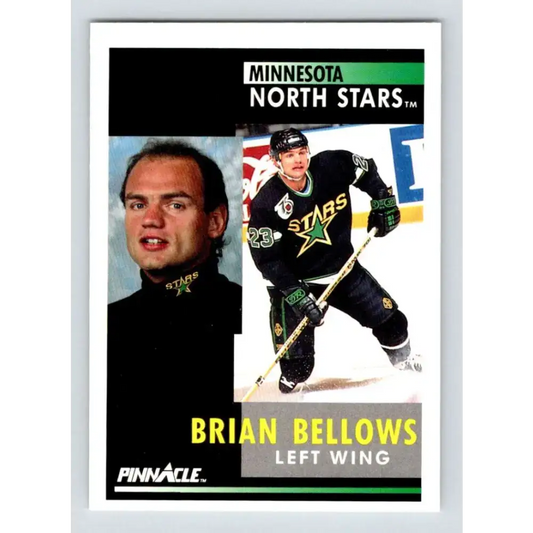 1991-92 Pinnacle #129 Brian Bellows NM-MT Minnesota North Stars Hockey Card - Hockey Card Single