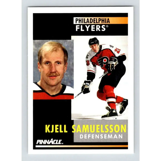 1991-92 Pinnacle #149 Kjell Samuelsson NM-MT Philadelphia Flyers Hockey Card - Hockey Card Single