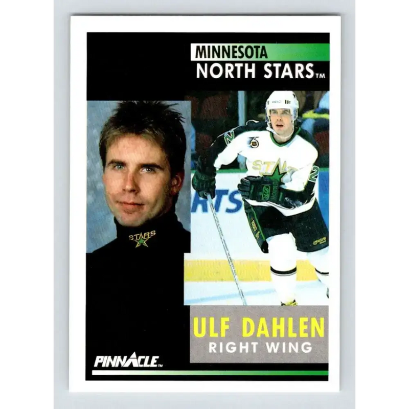 1991-92 Pinnacle #152 Ulf Dahlen NM-MT Minnesota North Stars Hockey Card - Hockey Card Single