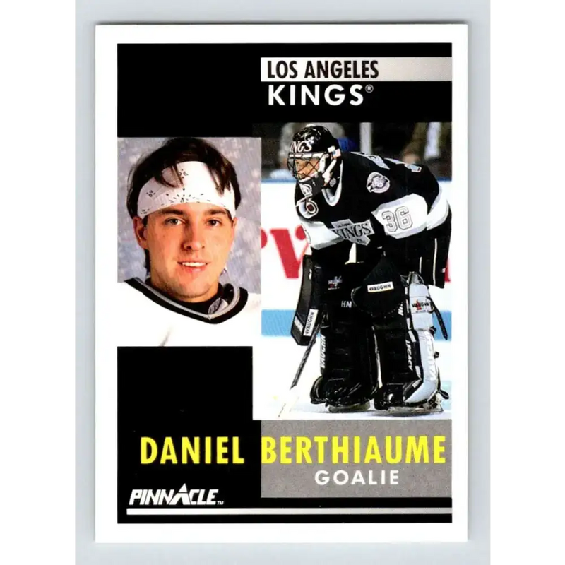 1991-92 Pinnacle #165 Daniel Berthiaume NM-MT Los Angeles Kings Hockey Card - Hockey Card Single