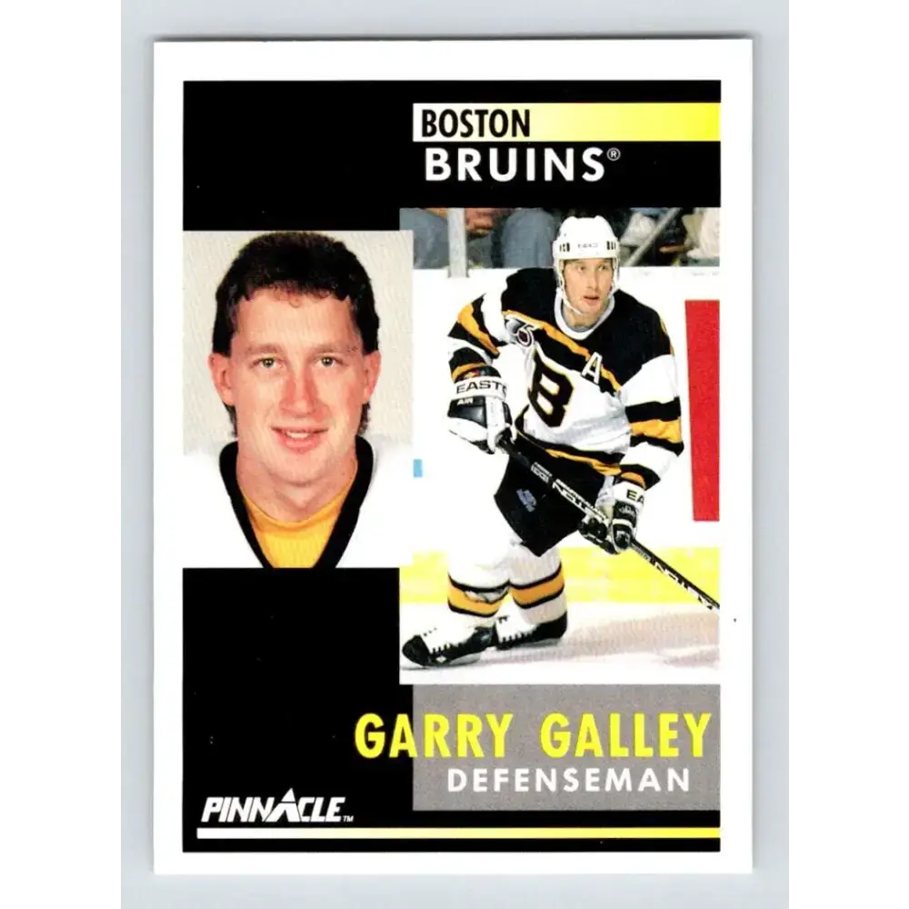 1991-92 Pinnacle #171 Garry Galley NM-MT Boston Bruins Hockey Card - Hockey Card Single