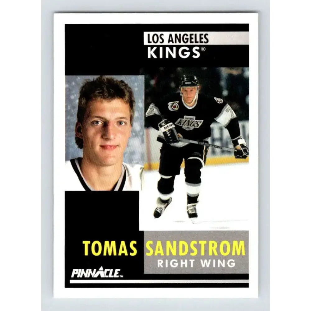 1991-92 Pinnacle #178 Tomas Sandstrom NM-MT Los Angeles Kings Hockey Card - Hockey Card Single