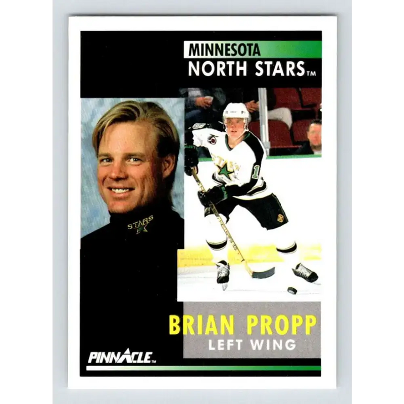 1991-92 Pinnacle #184 Brian Propp NM-MT Minnesota North Stars Hockey Card - Hockey Card Single