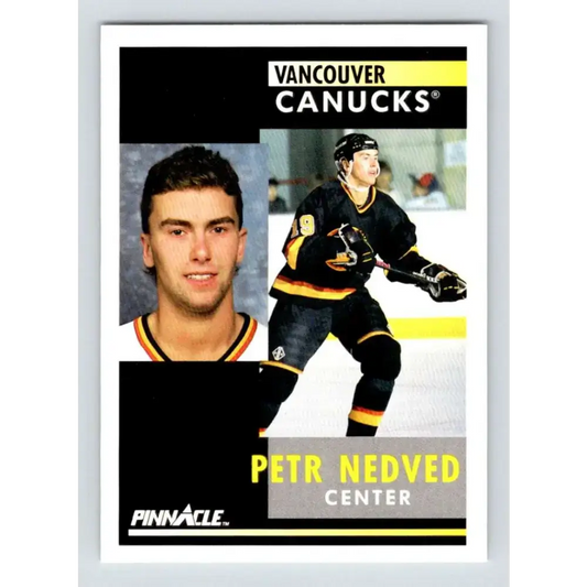 1991-92 Pinnacle #192 Petr Nedved NM-MT Vancouver Canucks Hockey Card - Hockey Card Single