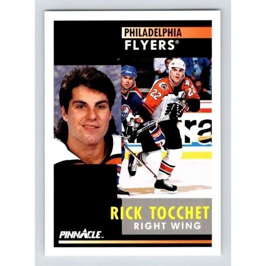 1991-92 Pinnacle #20 Rick Tocchet NM-MT Philadelphia Flyers Hockey Card - Hockey Card Single
