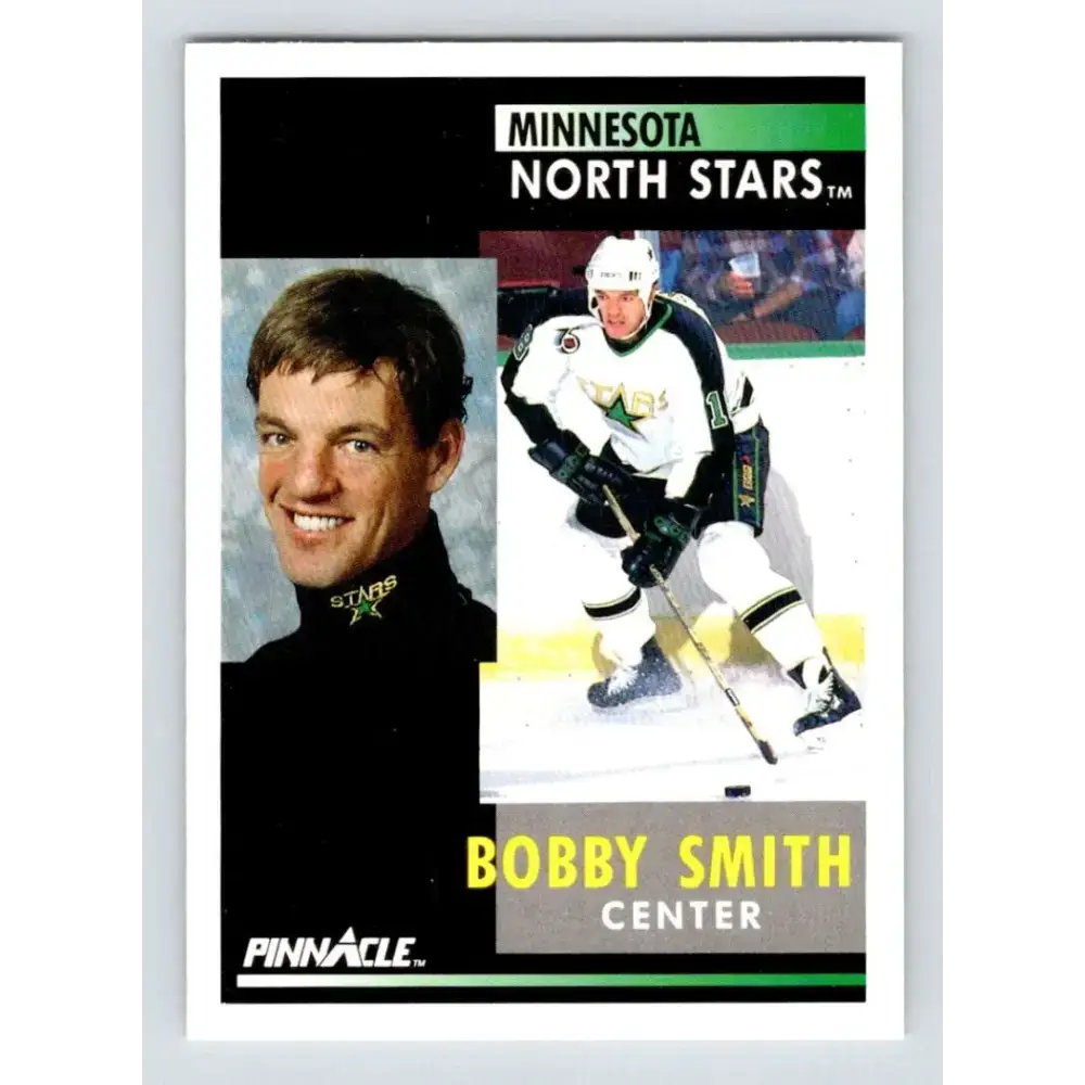 1991-92 Pinnacle #210 Bobby Smith NM-MT Minnesota North Stars Hockey Card - Hockey Card Single