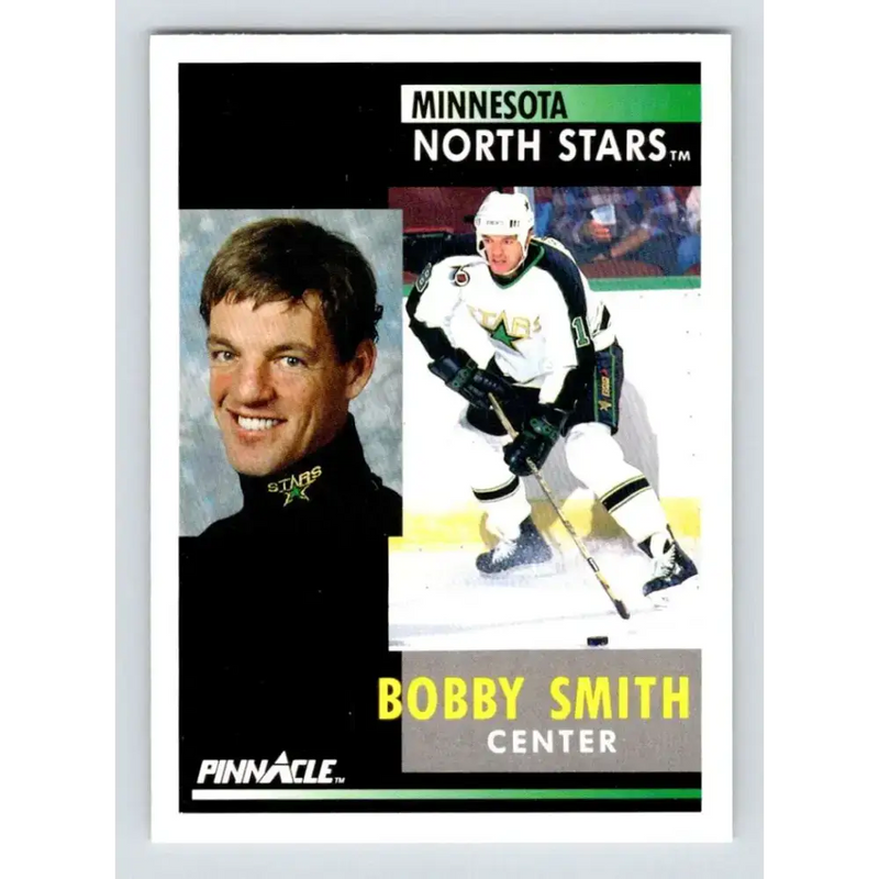 1991-92 Pinnacle #210 Bobby Smith NM-MT Minnesota North Stars Hockey Card - Hockey Card Single