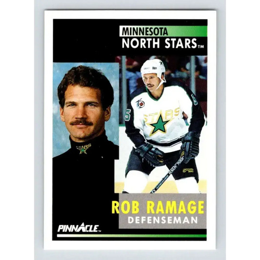 1991-92 Pinnacle #228 Rob Ramage NM-MT Minnesota North Stars Hockey Card - Hockey Card Single