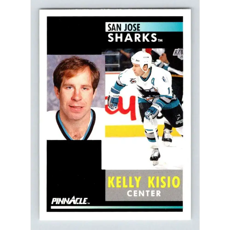 1991-92 Pinnacle #231 Kelly Kisio NM-MT San Jose Sharks Hockey Card - Hockey Card Single