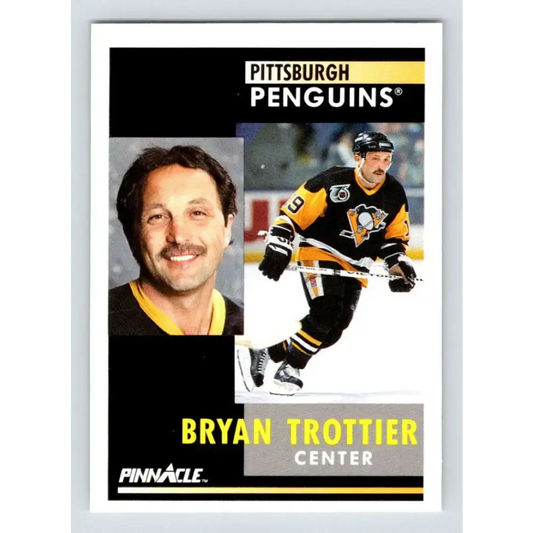 1991-92 Pinnacle #241 Bryan Trottier NM-MT Pittsburgh Penguins Hockey Card - Hockey Card Single