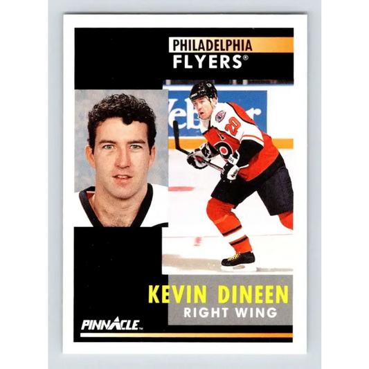 1991-92 Pinnacle #246 Kevin Dineen NM-MT Philadelphia Flyers Hockey Card - Hockey Card Single