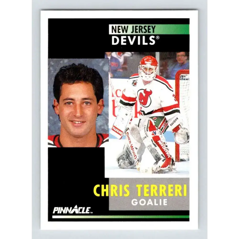 1991-92 Pinnacle #247 Chris Terreri NM-MT New Jersey Devils Hockey Card - Hockey Card Single