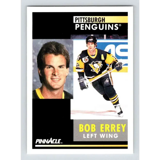 1991-92 Pinnacle #257 Bob Errey NM-MT Pittsburgh Penguins Hockey Card - Hockey Card Single