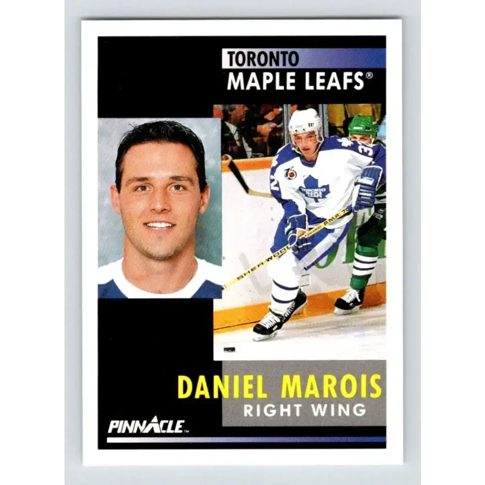 1991-92 Pinnacle #27 Daniel Marois NM-MT Toronto Maple Leafs Hockey Card - Hockey Card Single