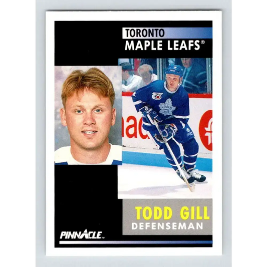 1991-92 Pinnacle #278 Todd Gill NM-MT Toronto Maple Leafs Hockey Card - Hockey Card Single