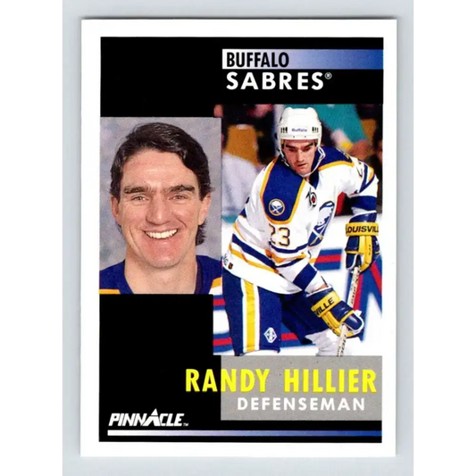 1991-92 Pinnacle #281 Randy Hillier NM-MT Buffalo Sabres Hockey Card - Hockey Card Single