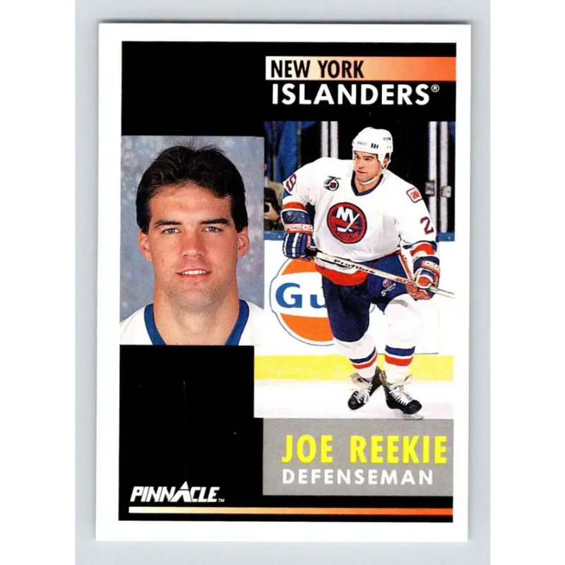 1991-92 Pinnacle #285 Joe Reekie NM-MT New York Islanders Hockey Card - Hockey Card Single