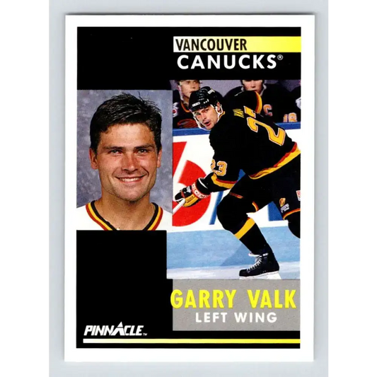 1991-92 Pinnacle #291 Garry Valk NM-MT Vancouver Canucks Hockey Card - Hockey Card Single
