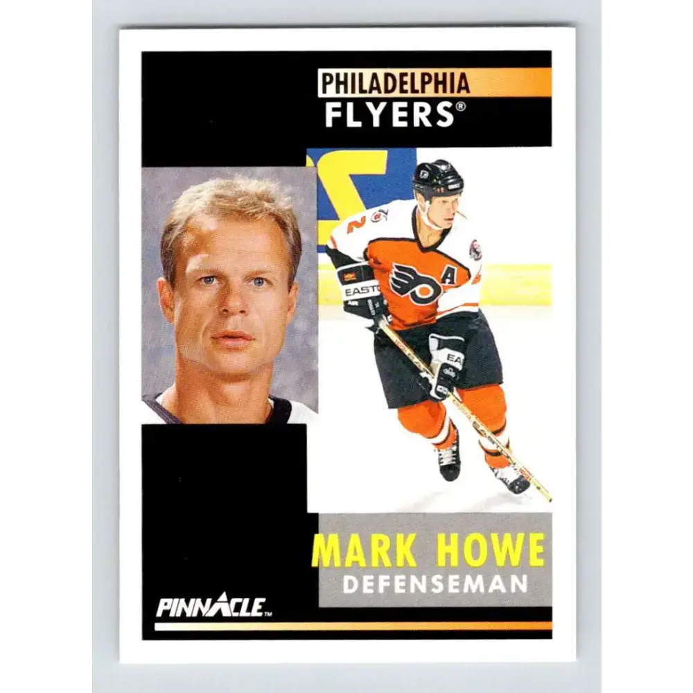 1991-92 Pinnacle #297 Mark Howe NM-MT Philadelphia Flyers Hockey Card - Hockey Card Single
