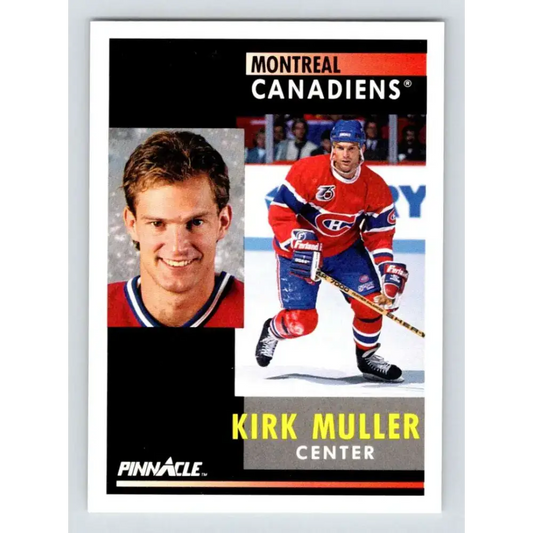 1991-92 Pinnacle #3 Kirk Muller NM-MT Montreal Canadiens Hockey Card - Hockey Card Single