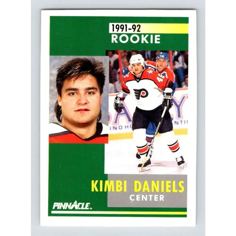 1991-92 Pinnacle #336 Kimbi Daniels NM-MT Philadelphia Flyers Hockey Card - Hockey Card Single
