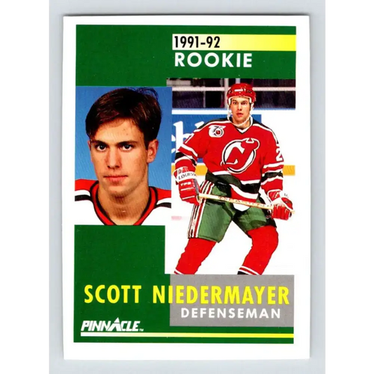 1991-92 Pinnacle #349 Scott Neidermayer NM-MT New Jersey Devils Hockey Card - Hockey Card Single