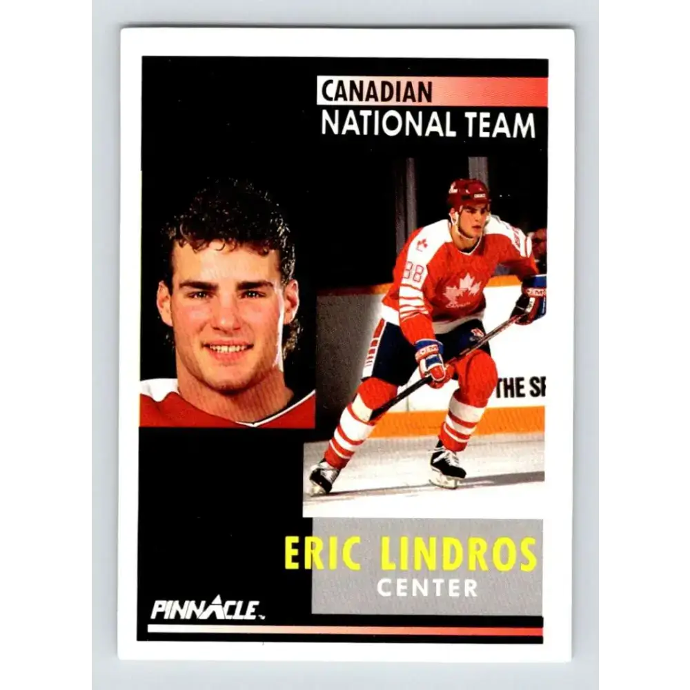 1991-92 Pinnacle #365 Eric Lindros NM-MT Hockey Card - Hockey Card Single