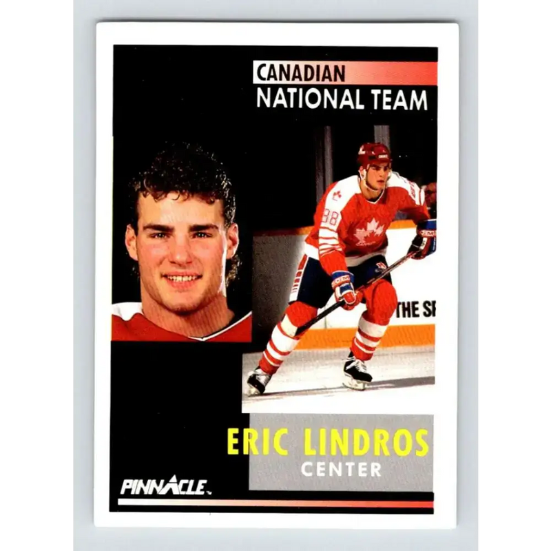 1991-92 Pinnacle #365 Eric Lindros NM-MT Hockey Card - Hockey Card Single