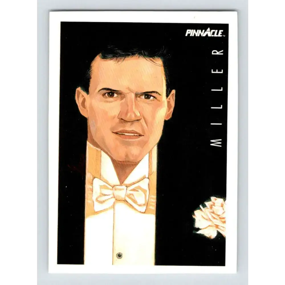 1991-92 Pinnacle #372 Kelly Miller GG NM-MT Washington Capitals Hockey Card - Hockey Card Single