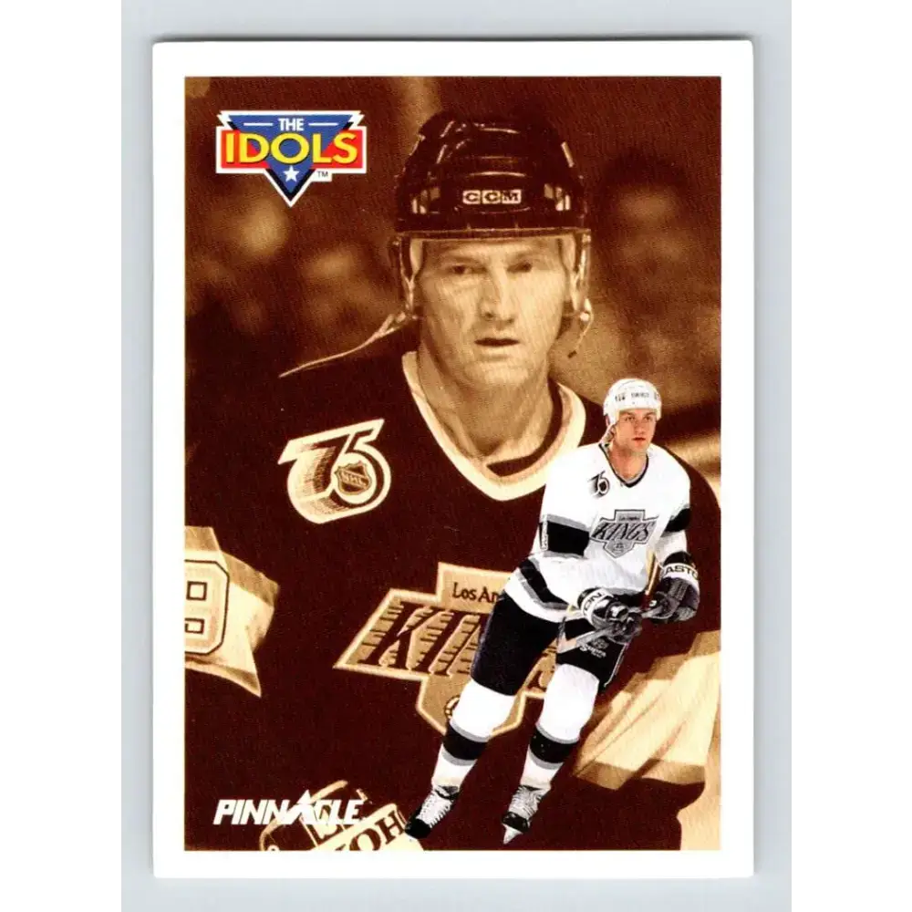 1991-92 Pinnacle #382 Rob Blake/Larry Robinson NM-MT Los Angeles Kings Hockey Card - Hockey Card Single