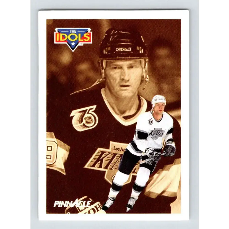 1991-92 Pinnacle #382 Rob Blake/Larry Robinson NM-MT Los Angeles Kings Hockey Card - Hockey Card Single