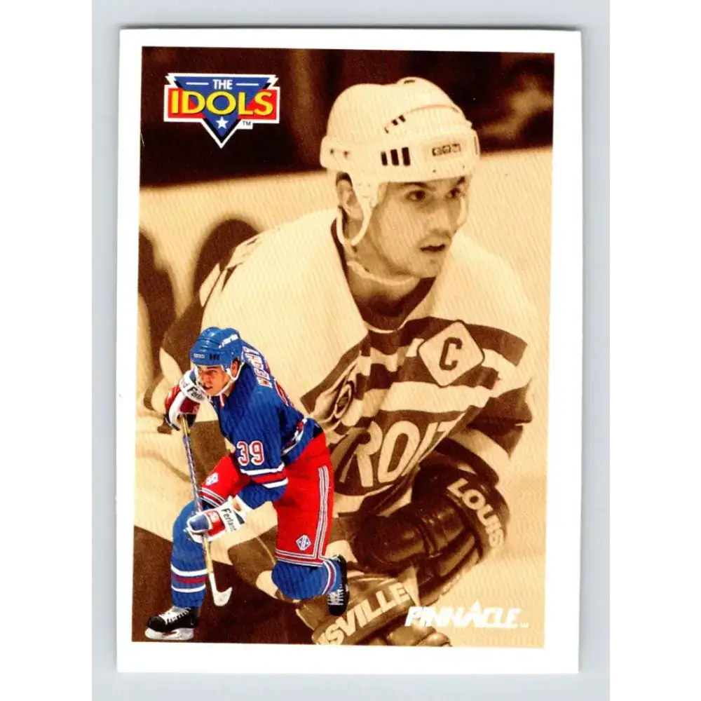 1991-92 Pinnacle #383 Steve Yzerman/Doug Weight NM-MT New York Rangers Hockey Card - Hockey Card Single