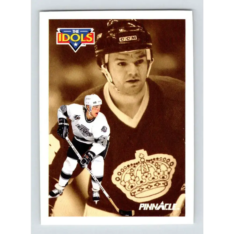 1991-92 Pinnacle #385 Marcel Dionne/Luc Robitaille NM-MT Los Angeles Kings Hockey Card - Hockey Card Single