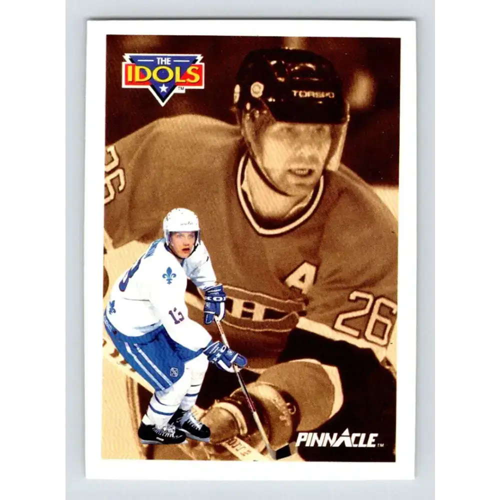 1991-92 Pinnacle #389 Mats Naslund/Mats Sundin NM-MT Quebec Nordiques Hockey Card - Hockey Card Single