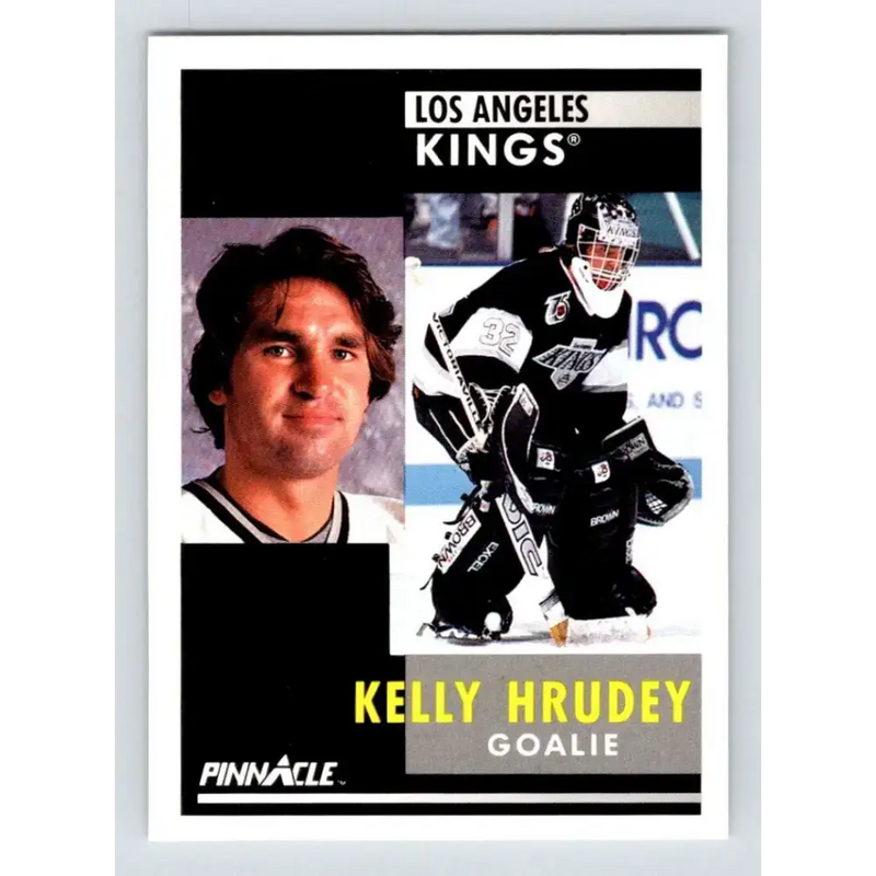 1991-92 Pinnacle #39 Kelly Hrudey NM-MT Los Angeles Kings Hockey Card - Hockey Card Single