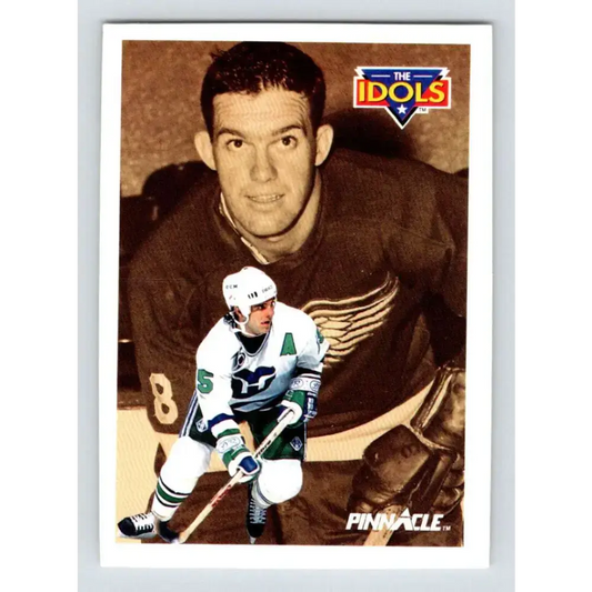 1991-92 Pinnacle #391 John Cullen/Ray Cullen NM-MT Hartford Whalers Hockey Card - Hockey Card Single
