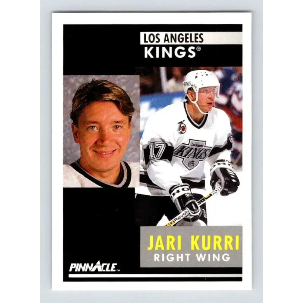 1991-92 Pinnacle #48 Jari Kurri NM-MT Los Angeles Kings Hockey Card - Hockey Card Single