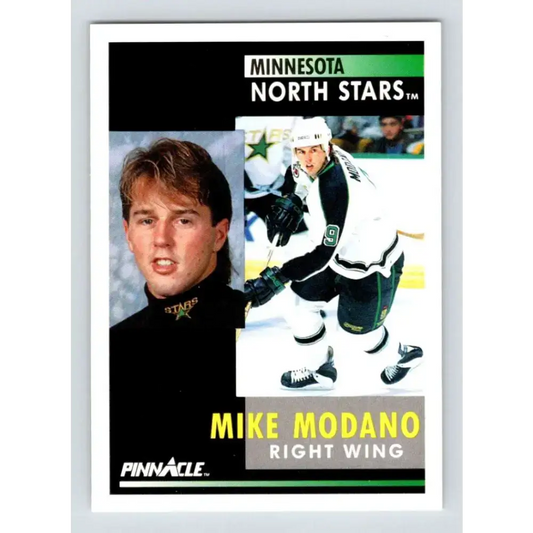 1991-92 Pinnacle #5 Mike Modano NM-MT Minnesota North Stars Hockey Card - Hockey Card Single
