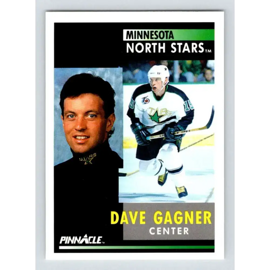 1991-92 Pinnacle #71 Dave Gagner NM-MT Minnesota North Stars Hockey Card - Hockey Card Single