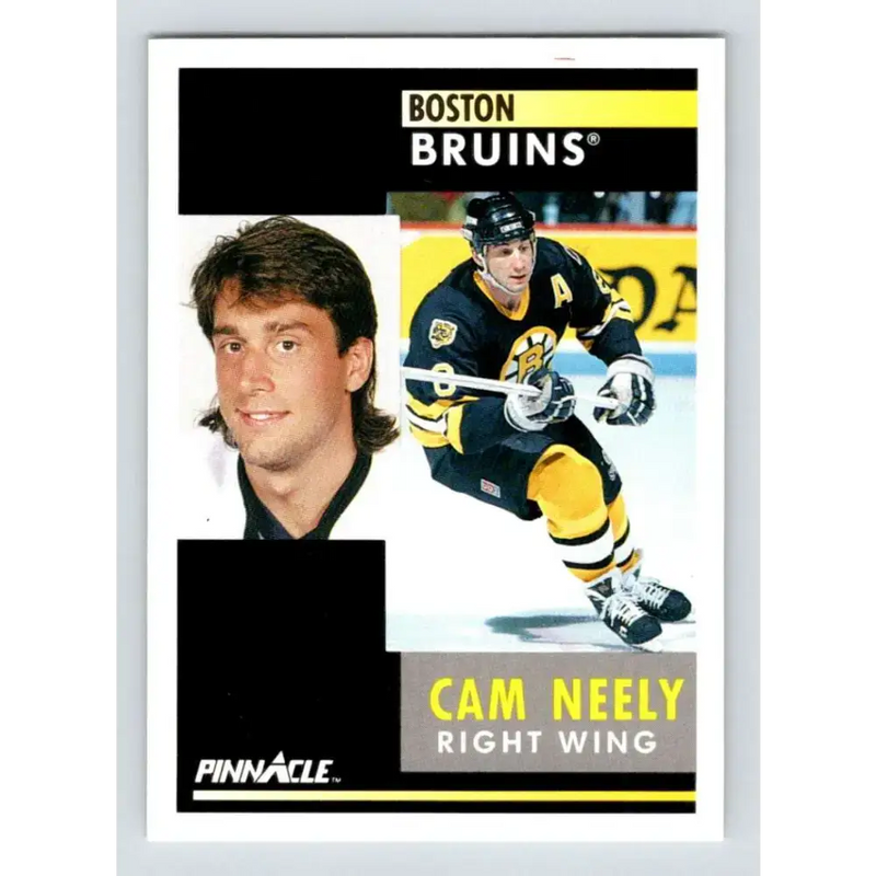 1991-92 Pinnacle #78 Cam Neely NM-MT Boston Bruins Hockey Card - Hockey Card Single