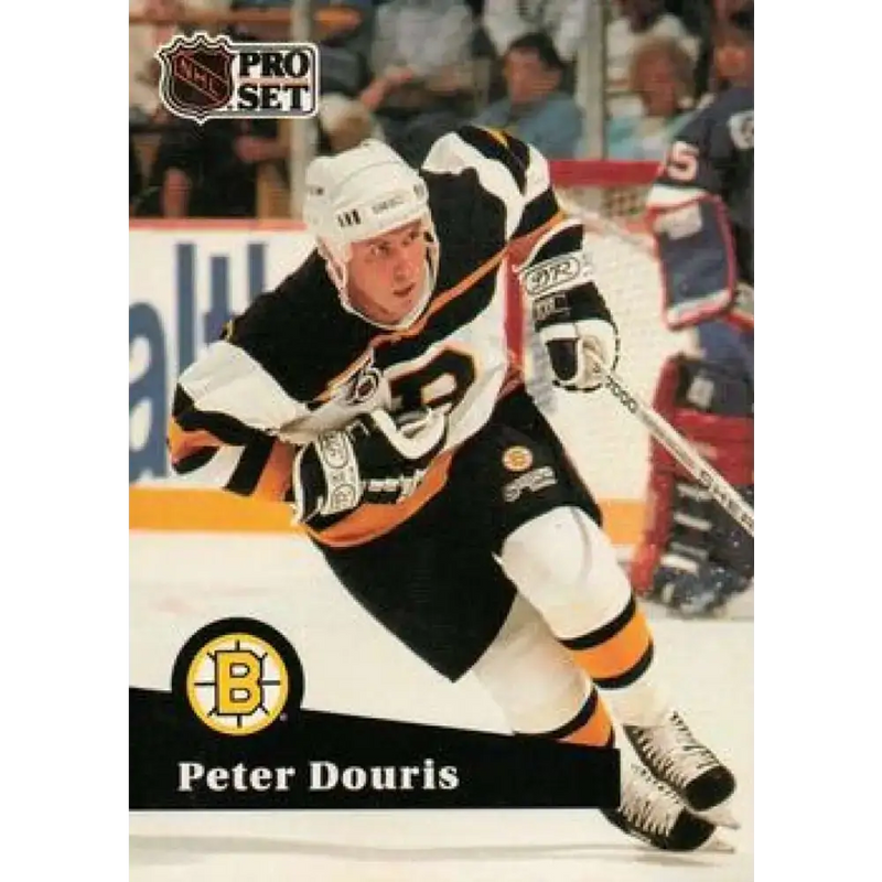 1991-92 Pro Set #347 Peter Douris NM-MT Boston Bruins Hockey Card - Hockey Card Single