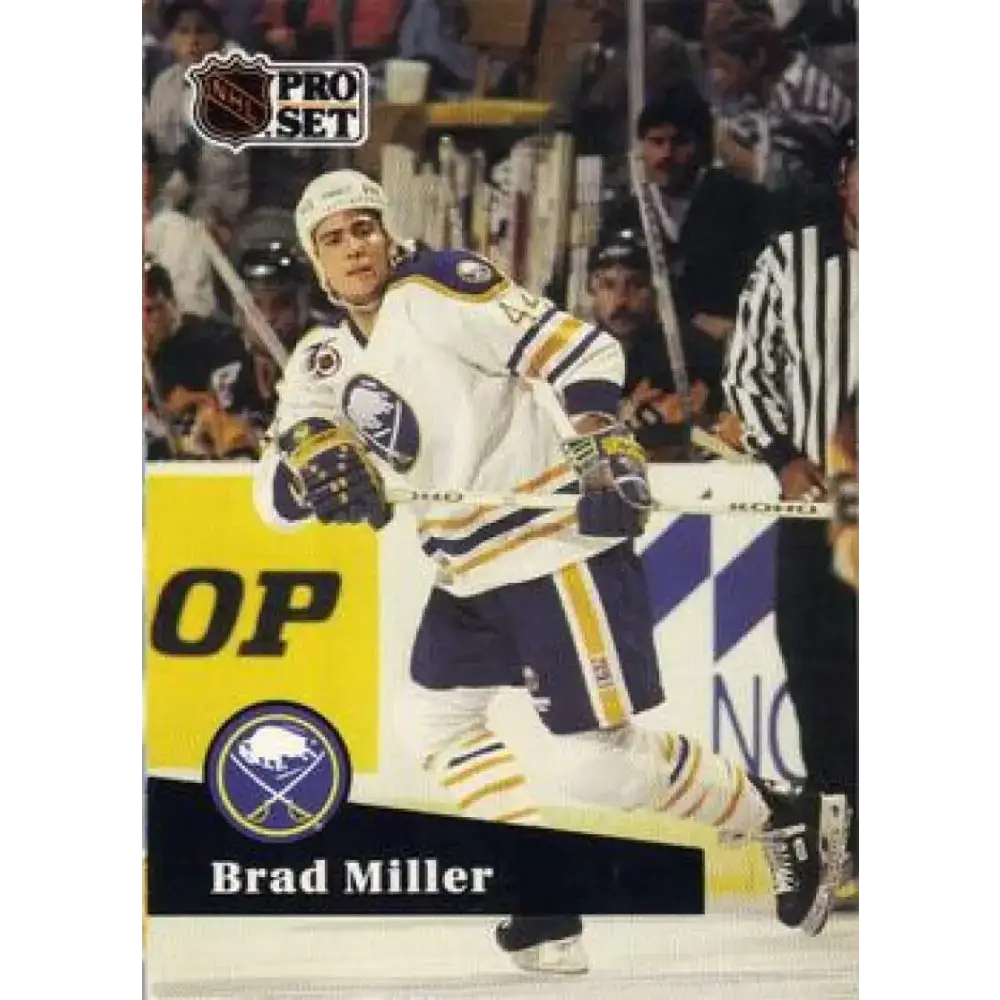 1991-92 Pro Set #354 Brad Miller NM-MT Buffalo Sabres Hockey Card - Hockey Card Single