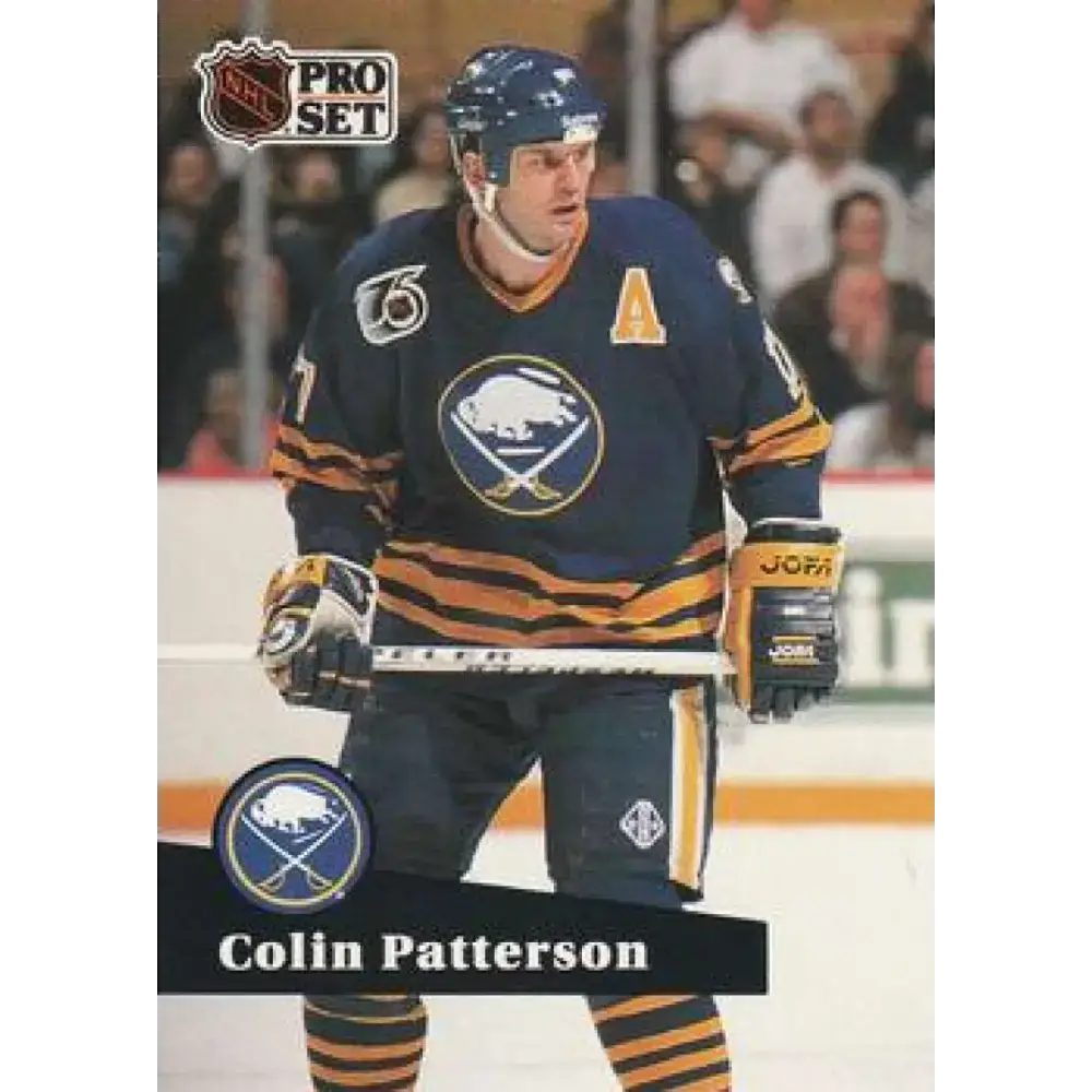 1991-92 Pro Set #356 Colin Patterson NM-MT Buffalo Sabres Hockey Card - Hockey Card Single