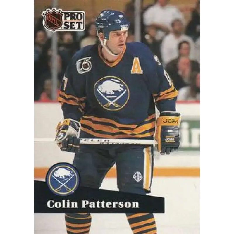1991-92 Pro Set #356 Colin Patterson NM-MT Buffalo Sabres Hockey Card - Hockey Card Single